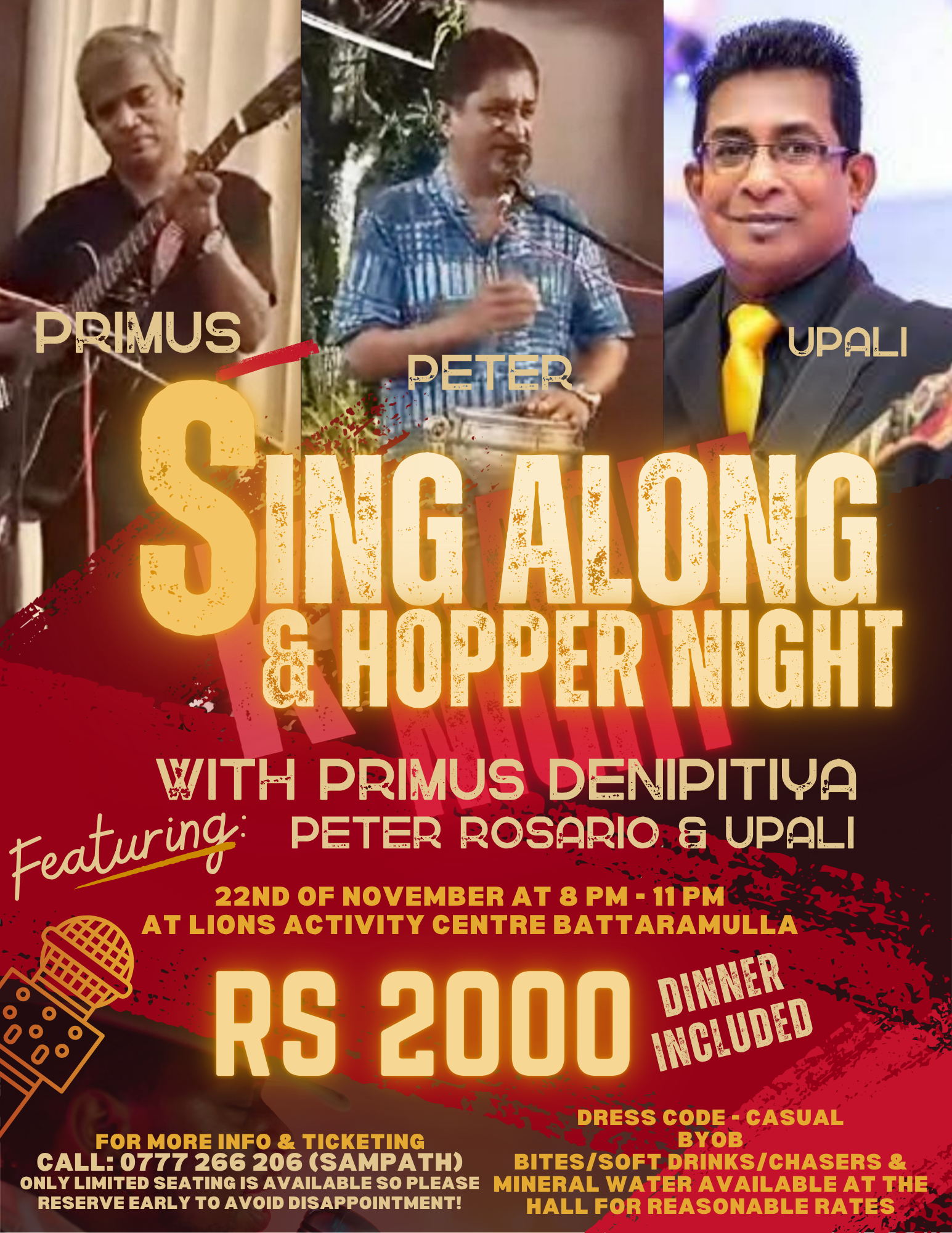 Karaoke night flyer 2