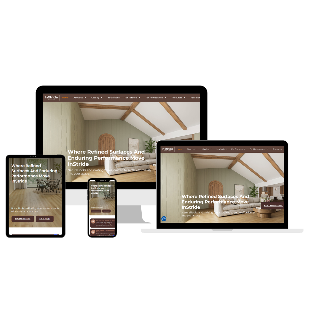 InStride Surfaces website